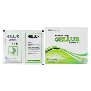 Thuốc trị viêm loét dạ dày Suspension Gellux Sucralffate