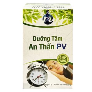 Thuốc thảo dược dưỡng tâm an thần Pv (Hộp 60 viên)