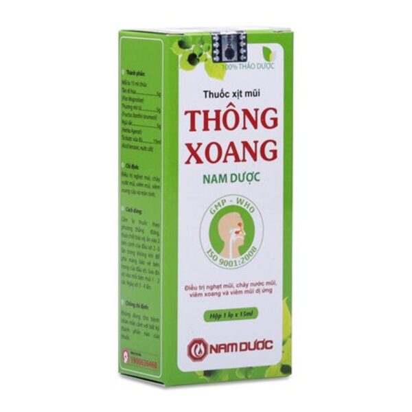 Thuốc xịt mũi thông xoang Nam Dược (15ml)