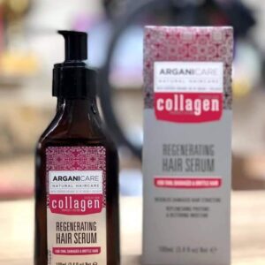 Tinh dầu Arganicare Collagen Hair Serum dưỡng phục hồi tóc