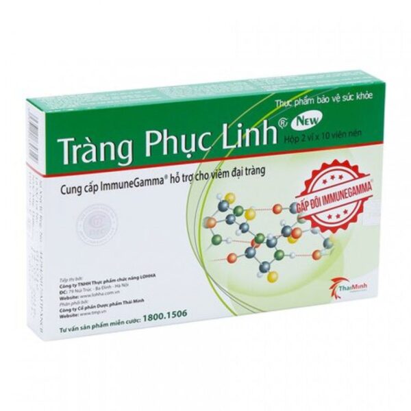 Tràng Phục Linh New hộp 2 vỉ x 10 viên