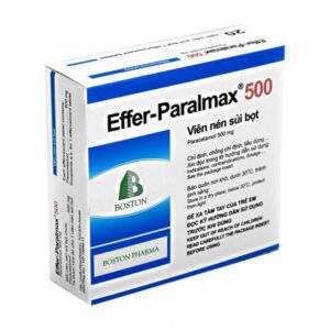 Viên nén sủi bọt giảm đau, hạ sốt Effer- Paralmax 500mg