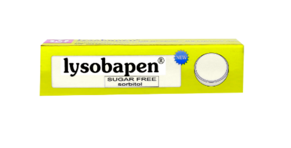 Viên ngậm Lysobapen Sugar Free hộp 24 viên