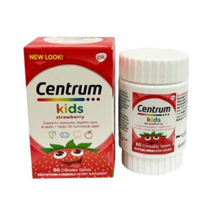 [Date T12.2024] Viên nhai vitamin tổng hợp cho trẻ em Centrum Kids Strawberry