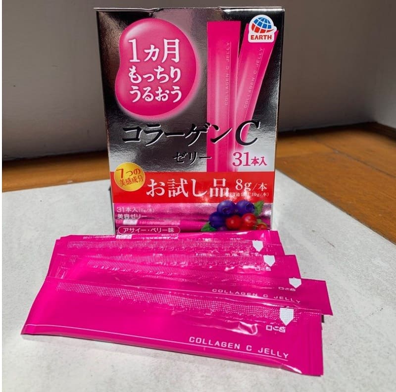 Thạch Collagen dưỡng da Otsuka Skin C Japan Jelly 77