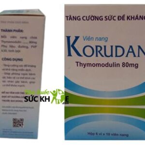 Viên uống Korudan Thymomodulin 80mg hộp 60 viên