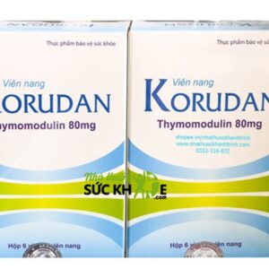 Viên uống Korudan Thymomodulin 80mg hộp 60 viên