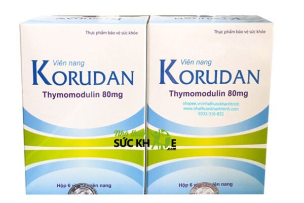 Viên uống Korudan Thymomodulin 80mg hộp 60 viên