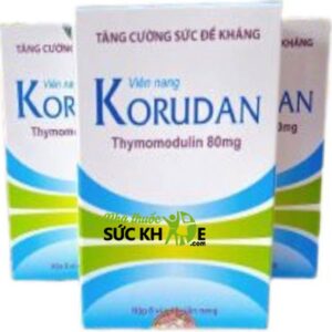 Viên uống Korudan Thymomodulin 80mg hộp 60 viên