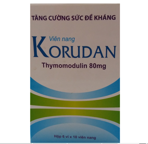 Viên uống Korudan Thymomodulin 80mg hộp 60 viên