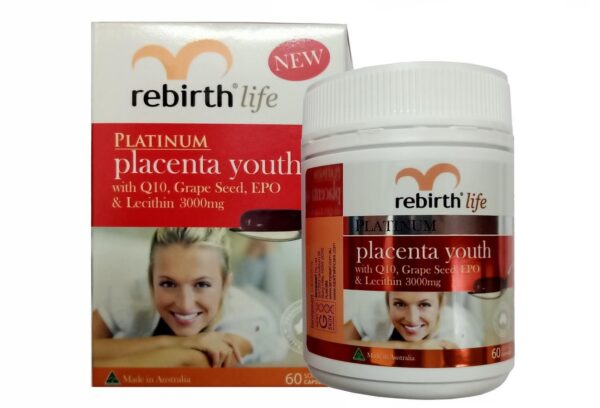 Viên uống nhau thai cừu Rebirth Platium Placenta Youth 3000mg