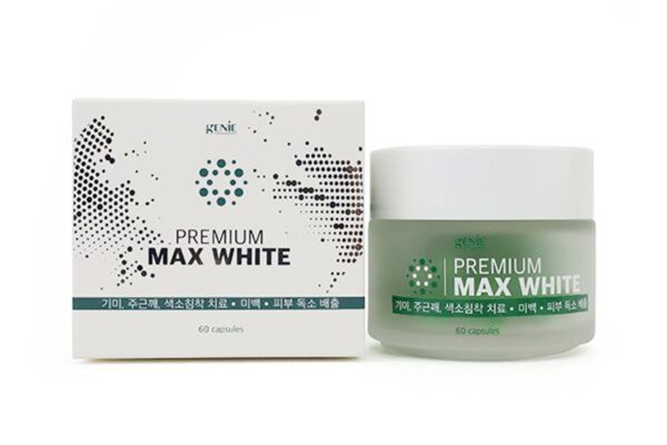 Viên Uống Hỗ Trợ Trắng Da Premium Max White Genie Chính Hãng