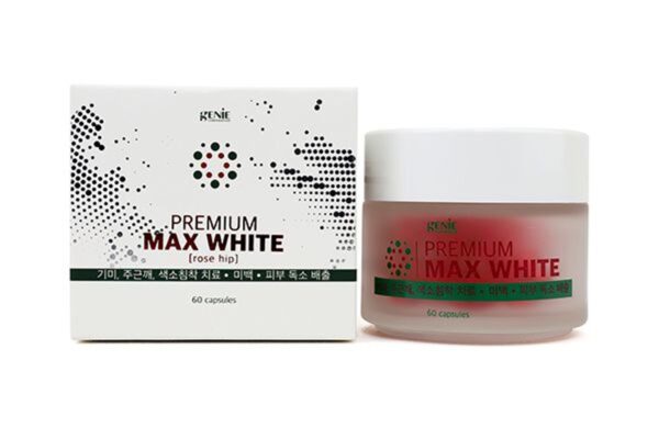 Viên Uống Hỗ Trợ Trắng Da Premium Max White Genie Chính Hãng