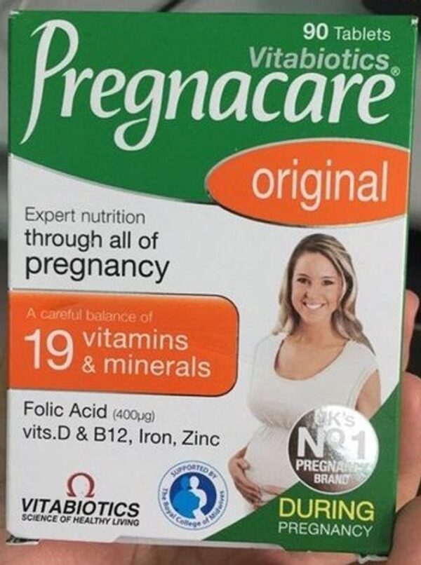 Vitamin cho bà bầu Vitabiotics Pregnacare Original tốt cho mẹ và bé