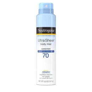 Xịt chống nắng toàn thân Neutrogena Ultra Sheer SPF70 141g