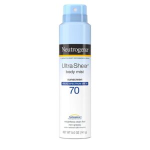 Xịt chống nắng toàn thân Neutrogena Ultra Sheer SPF70 141g