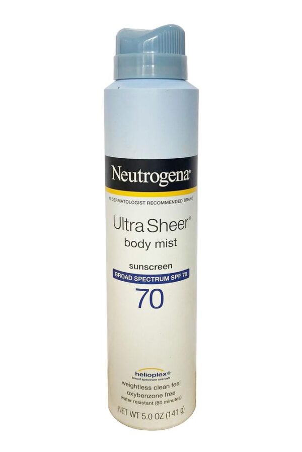 Xịt chống nắng toàn thân Neutrogena Ultra Sheer SPF70 141g