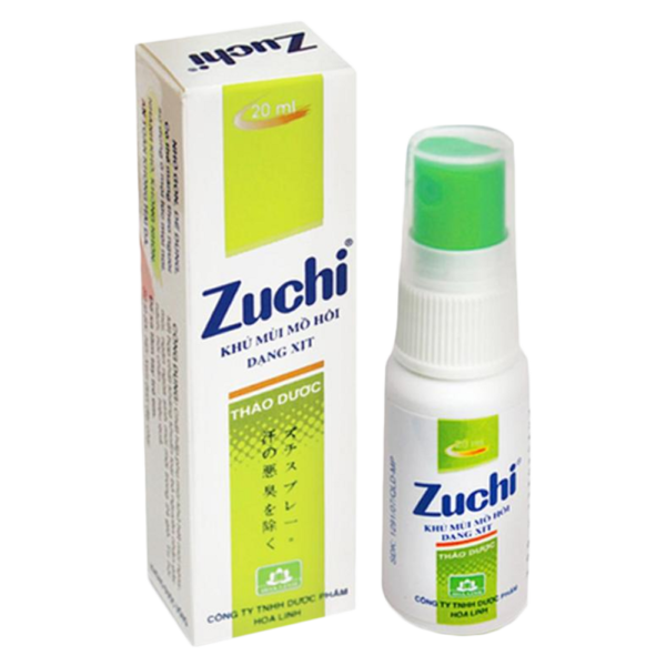 Xịt khử mùi hôi nách Zuchi 20ml Hoa Linh