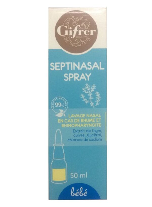 Xịt muối biển Gifrer Septinasal Spray vệ sinh mũi cho bé