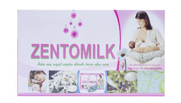 Zentomilk - Viên Uống Hỗ Trợ Cải Thiện Chất Lượng Sữa Mẹ