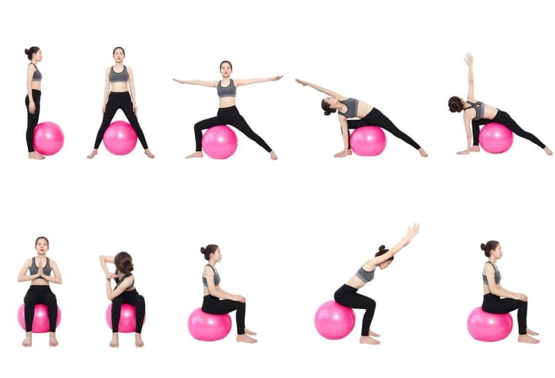 Bóng yoga, hay còn gọi là Swiss ball, Stability ball