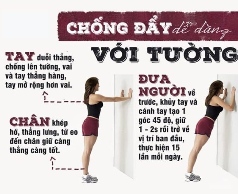 Một số bài tập ngực cho nữ tại nhà hiệu quả