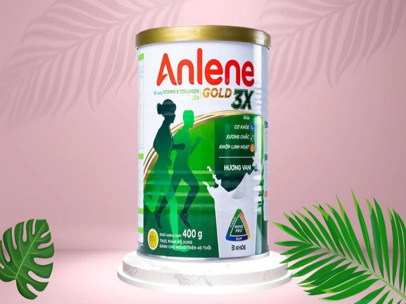 Sữa Anlene là sản phẩm rất được người 40 tuổi trở lên ưu tiên lựa chọn