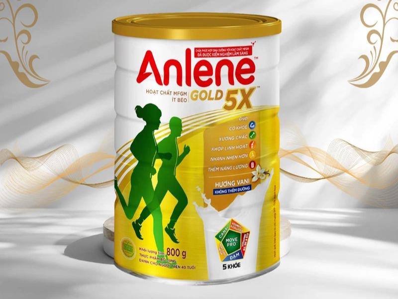 Sữa Anlene là sản phẩm rất được người 40 tuổi trở lên ưu tiên lựa chọn