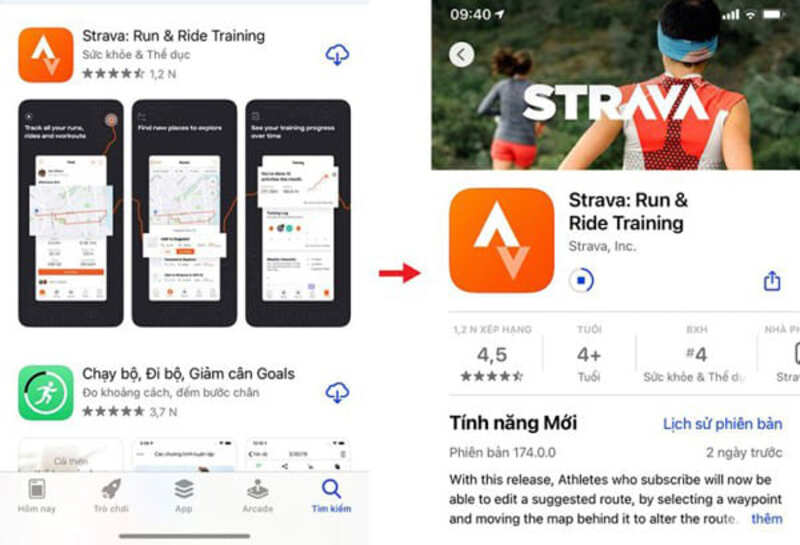 Strava sử dụng GPS để theo dõi và ghi lại các hoạt động chạy bộ