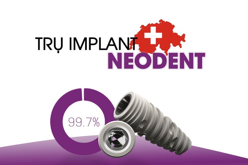 Trụ Implant Neodent được chế tạo từ titan nguyên chất