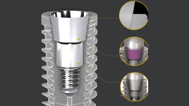 Trụ Implant Neodent được làm từ titan chất lượng cao