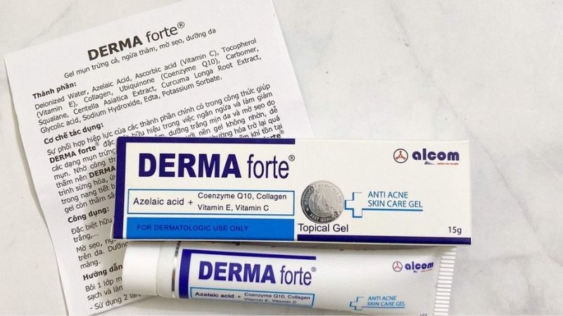 Derma Forte là một sản phẩm kem trị mụn dành cho làn da nhạy cảm