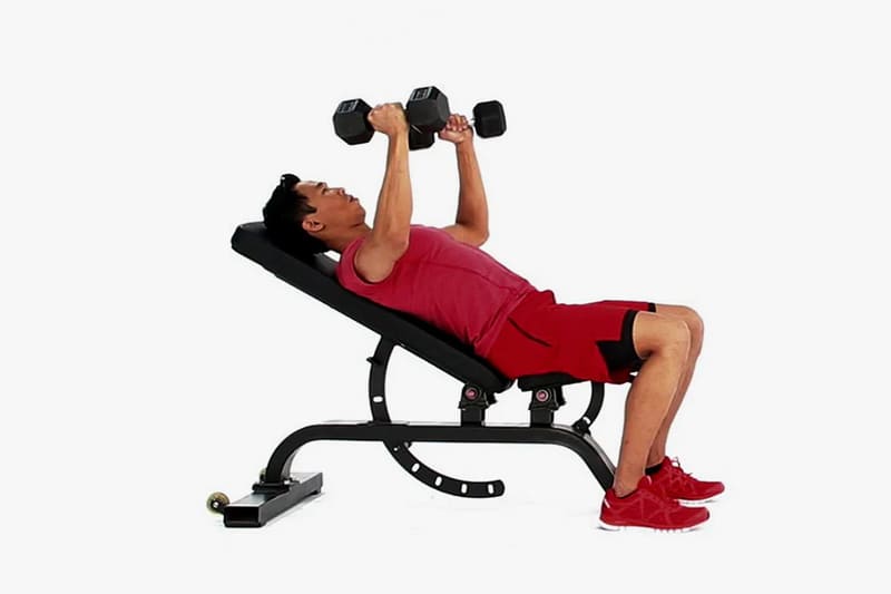 Dumbbell Incline Press là một bài tập đẩy ngực