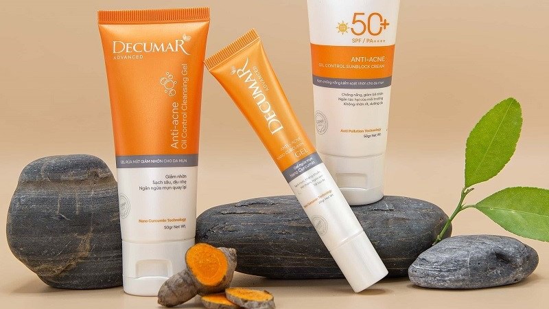 Decumar là một sản phẩm chăm sóc da chứa thành phần chính là nano curcumin