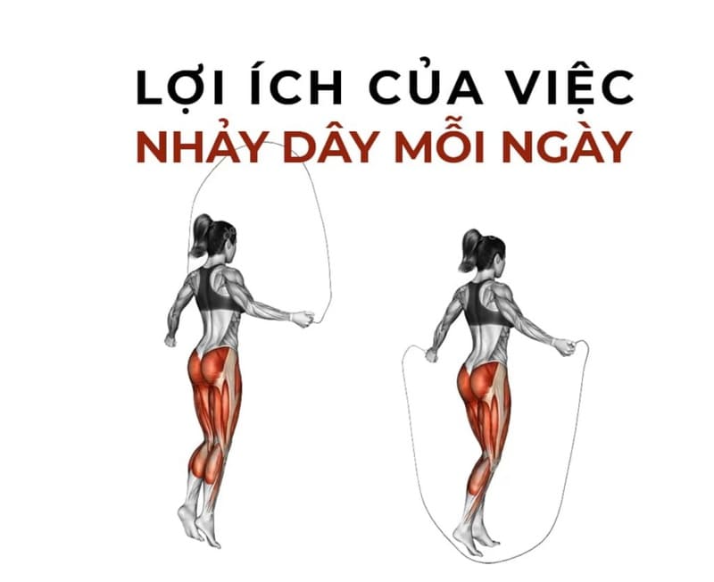 Nhảy dây là một trong những hình thức tập luyện đơn giản