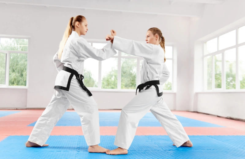 Kỹ thuật của võ Karate và Taekwondo