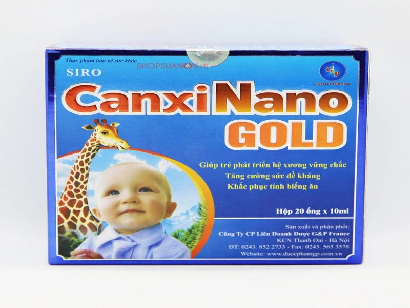 Siro Canxi Nano Gold