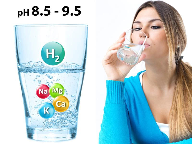 Nước ion kiềm giàu hydro, một chất chống oxy hóa