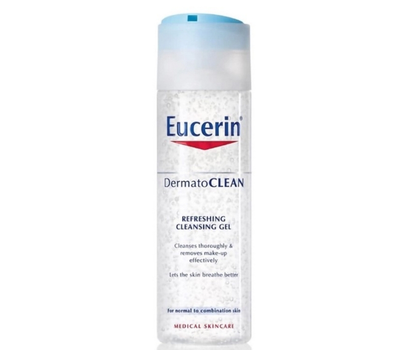 Sữa rửa mặt Eucerin cho da nhạy cảm Eucerin Dermatoclean Refreshing