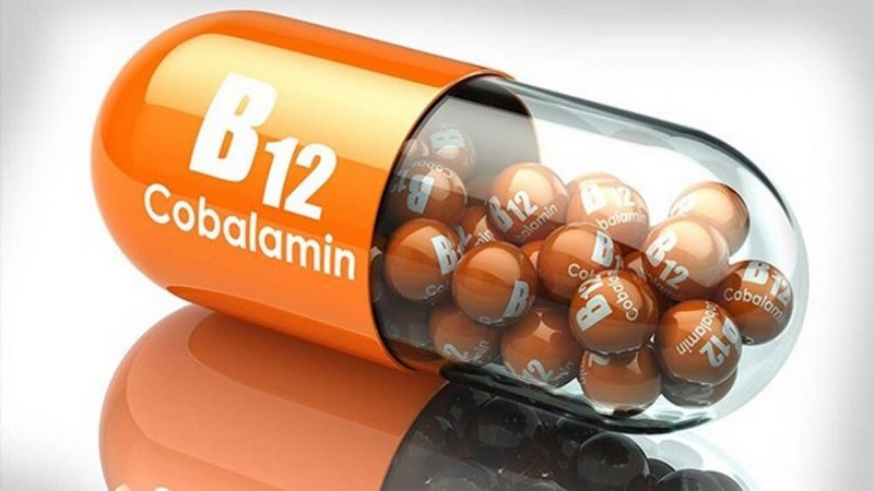 Vitamin B12 cần thiết cho sự hình thành tế bào máu đỏ và chức năng thần kinh.