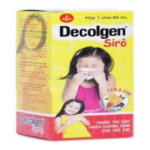 Siro điều trị các triệu chứng cảm cúm cho trẻ em Decolgen
