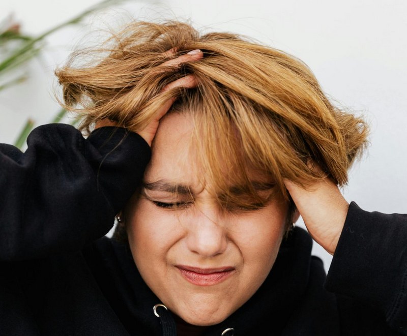 Các vấn đề da đầu chưa biểu hiện rõ ràng